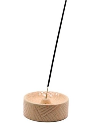 Epilons Seramik Yuvarlak Tütsülük – Desenli Mini Model 2 Li Set