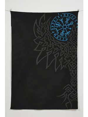 Charmbi Gamer Duvar Örtüsü -  Çok Renkli Anime Temalı Kumaş Oda Dekoru Tapestry