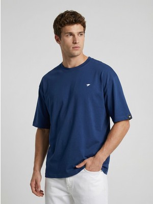 Sparrow Erkek Oversize Fit %100 Pamuk Yüksek Baskılı Bisiklet Yaka Basic Tişört