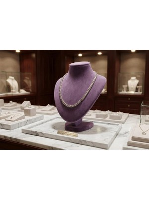 Septemmart 925 Ayar Gümüş El Işçiliği Sıfır No Ceylan Ayağı Kolye - 53 cm 24.95 gr