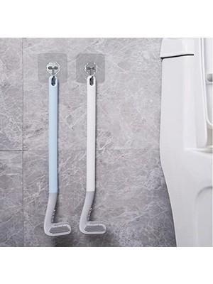 Klozet Fırçası Tuvalet Fırçası Silikon Wc Klozet Mutfak Temizlik Fırçası Kanca