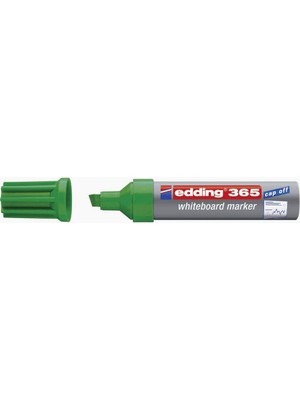 Edding 365 Beyaz Yazı Tahtası Kalemi - Yeşil - 1 Kalem - 2-7 mm Kesik Ucu