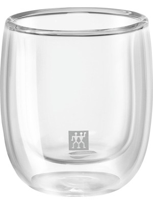 Zwilling Çift Camlı 2'li Espresso Bardak Seti, Şeffaf, 80 ml