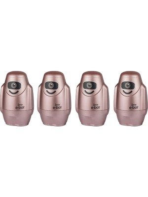 Hype Store Serve E-Bot Sılgılı Kalemtıras Metalık Roze 4lu Set