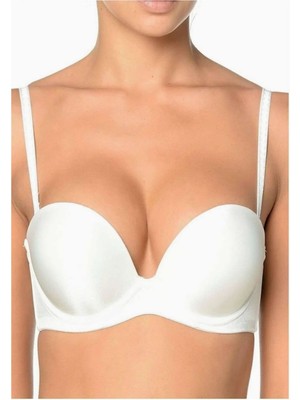 Miss Ayza Missayza Çift Destekli - Double Push Up Straples Kaymaz Nurteks 1590 Sütyen