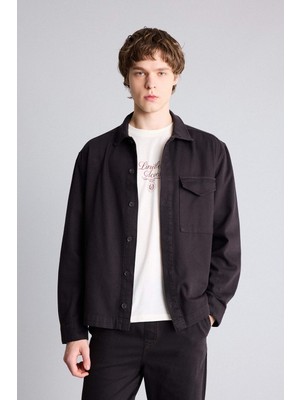 DeFacto %100 Pamuk Boxy Fit Gömlek F7124AX26SP