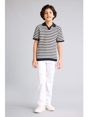 DeFacto Straight Fit Jean Pantolon Erkek Çocuk B5616A826SP