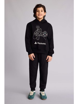 DeFacto Regular Fit Sweatshirt Kumaşı Pantolon Erkek Çocuk G0866A826SP