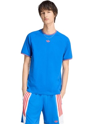 Adidas Originals KC6447 CHEST STRIPES ENGINEERED COLLAR TEE