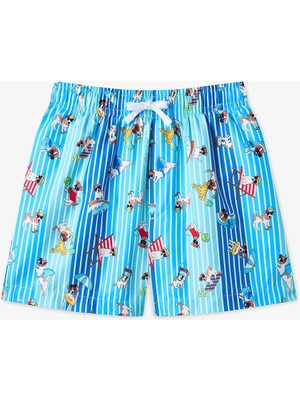 Penti Renkli Erkek Çocuk Spors Dog Club Şort Mayo