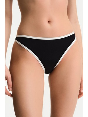 Penti Siyah Nichole Minimal Slip  Bikini Altı