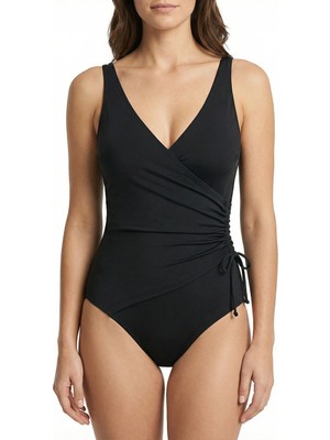 Penti Siyah Twist Korseli Mayo