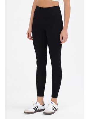 Geco Kadın Pamuklu Yüksek Bel Toparlayıcı Nefes Alanesnek Tayt