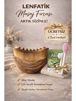 The Brusher Lenf Drenaj ve Yüz Şekillendirme Fırçası Çok Fonksiyonlu Yumuşak Masaj Aleti Gıdı Toparlayıcı (yüz maskesi, Cilt Temizleme Fırçası ve Siyah Nokta Temizleyici HEDİYE)