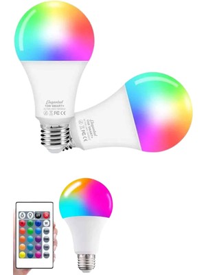 Ayarlanabilir Parlaklık Rgb LED Ampul Beyaz Lamba ve Renkli Ampul - Lisinya
