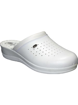 Gezer Beyaz Sabo Terlik Erkek/Kadın Medikal Kullanım Alanı İçin Hafif ve Konforlu Tasarım