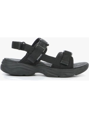 Hammer Jack %90 Suni Deri, %10 Tekstil Siyah Kadın Sandalet 101 24078-ZB