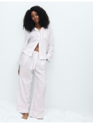 Marks & Spencer Kalp Detaylı Pijama Takımı