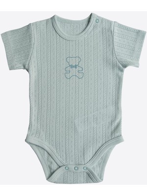 Kitikate Organik Jeremy Kısa Kol Body Mavi