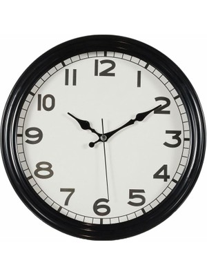 31 cm Sessiz Mekanizmalı Dekoratif Cam Duvar Saati