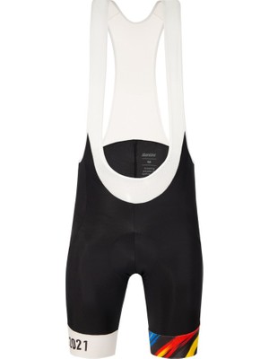 Santini Ucı Flanders 2021 Özel Seri Erkek Askılı Bisiklet Taytı EC1075GITSPLA