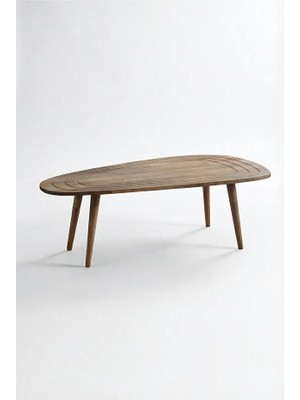 Sweet Modern Masif Doğal Ahşap Orta Sehpa Seti