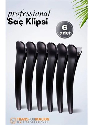 Narnuga Kuaför Saç Klipsi - Profesyonel Toka 6 Lı Set