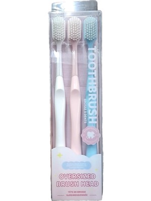 Miniso 54 Delikli Büyük Boy Diş Fırçaları (3 Adet)