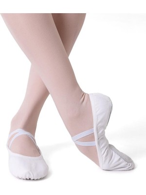 Gymo Dancewear Super Comfort Bale Patiği Beyaz