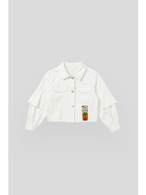 Lia Lea Bg Store Kız Çocuk Beyaz Ceket