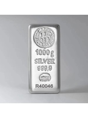 Nadir Gold Nadir 1000 Gram (1 Kg) Külçe Gümüş