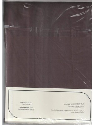 Özdilek Çarşaf Fitted Yastıklı Ranforce 100*200 Mürdüm Colourıst