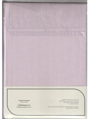 Özdilek Çarşaf Fitted Yastıklı Ranforce 100*200 Pudra Colourıst