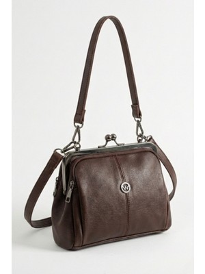 TN-206 Burslu Kadın Omuz Çantası Klipsli El Çantası Çapraz Çanta