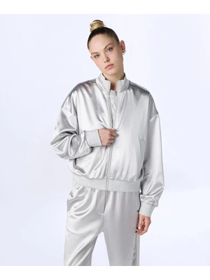 Twist PARLAK DOKULU YÜKSEK YAKA CEKET TS1260005076005