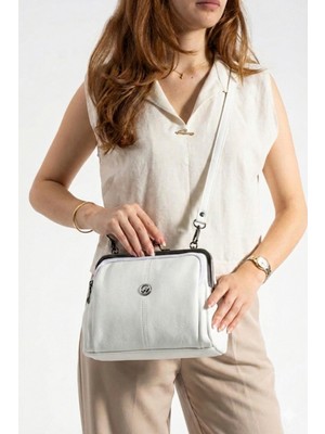 TN-206 Burslu Kadın Omuz Çantası Klipsli El Çantası Çapraz Çanta