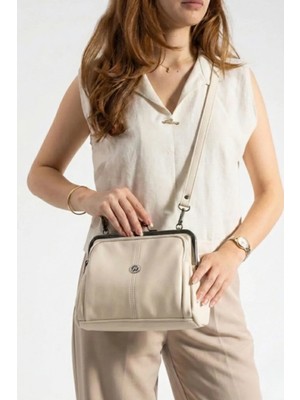 TN-206 Burslu Kadın Omuz Çantası Klipsli El Çantası Çapraz Çanta