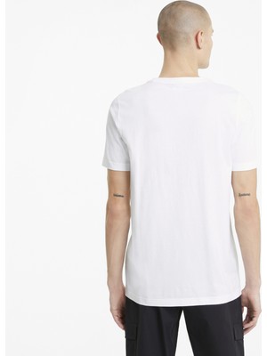 Puma Classics Logo Tee Erkek Tişört Beyaz Renk M Beden Şık Tasarım ve Rahat Kesim