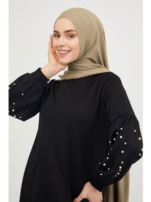 inStyle Liny Penye Şal - Koyu Bej