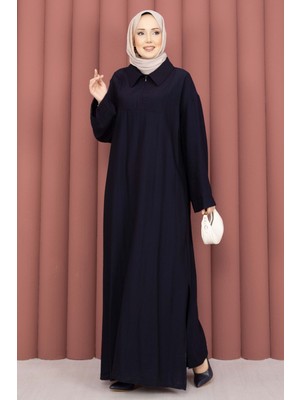 HL Hira Yarım Fermuarlı Tunik Takım Lacivert