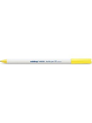 Edding 4600 Tişört Kumaş Kalemi Fosforlu Sarı 1 mm Yazım Kalınlığı 20 Renk Alternatifi