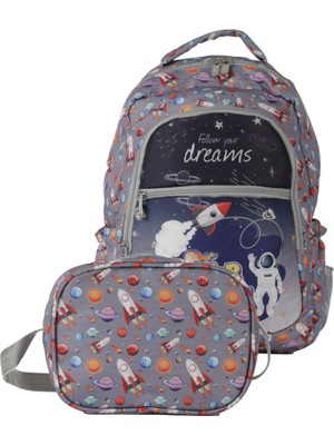 Tom Çanta Outer Space Okul Çantası Çnt 5105/05 Okul Çantası ve Beslenme Seti