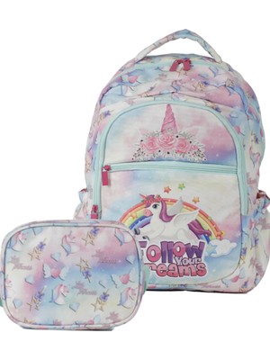 Tom Çanta Unicorn Okul Çantası Çnt 5080/01 Okul Çantası ve Beslenme Seti