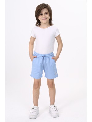 Toontoy Erkek Çocuk Baskılı Beli Lastikli Cepli Basic Şort