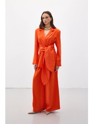 Sateen Freya Pantolon - Oranj