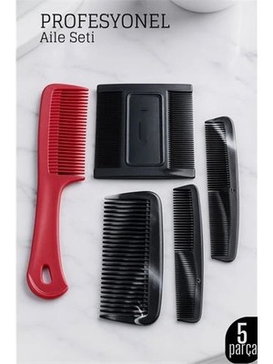 Epilons Mey Ithalat® 5'li Tarak Seti – Aile Tipi, Her Saç Için Uygun