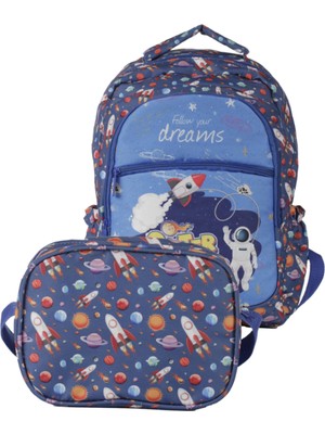 Tom Çanta Outer Space Okul Çantası Çnt 5105/04 Okul Çantası ve Beslenme Seti