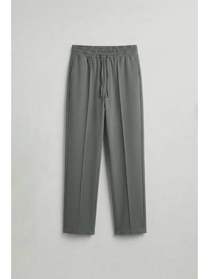 Erkek Beli Lastikli Baggy Pantolon Haki