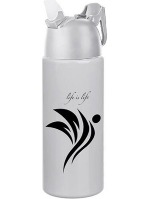 Epilons Mey Ithalat® Kilitlenebilen Matara Güvenlikli Suluk Sporcu Matarası Spor Su Şişesi Içecek Şişesi 7