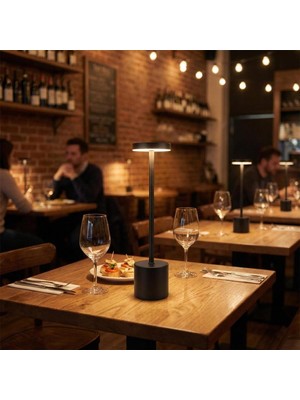 Elba Panther PT-704 Siyah USB Şarjlı Masa Lambası